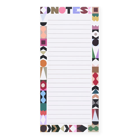 Pavilion Border Pattern List Notepad