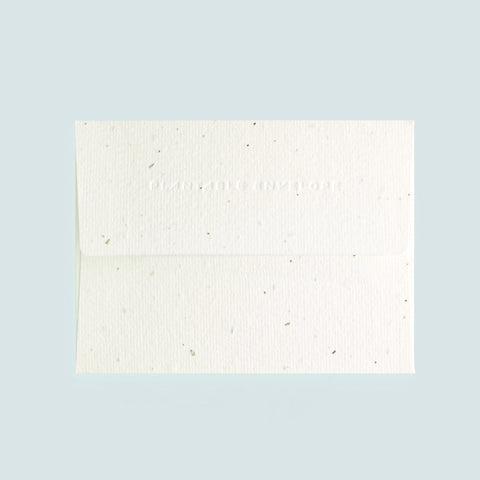 Seedlings Sending You Strength Greeting Card With Plantable Envelope 