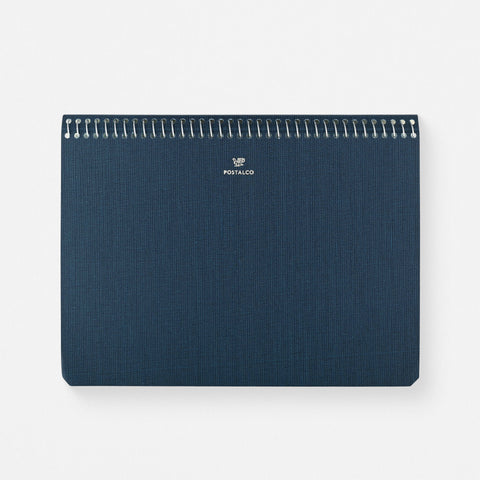 Postalco Dark Blue Notebook Pingraph A5