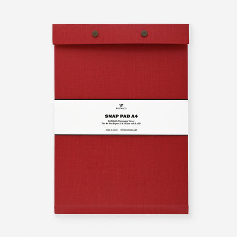 Postalco Snap Pad SQ Signal Red | A5 or A4 A4 snap pad