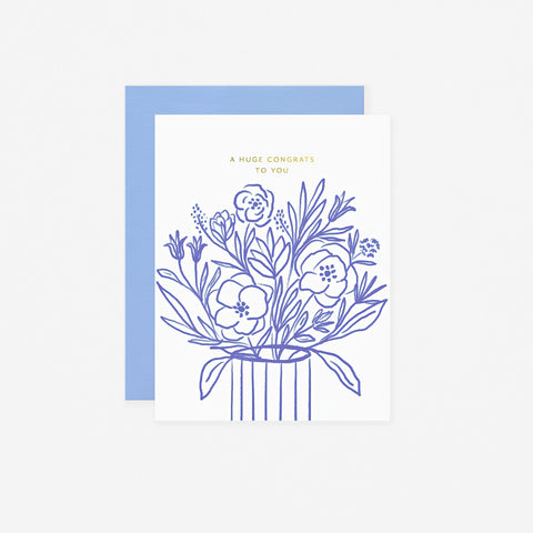 Ramona & Ruth Congrats Bouquet Greeting Card