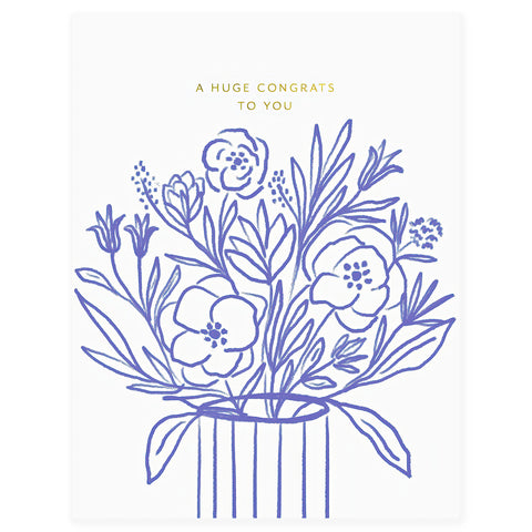 Ramona & Ruth Congrats Bouquet Greeting Card