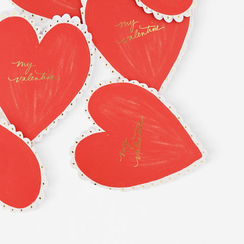 Ramona & Ruth Heart Doily Valentine's Day Card