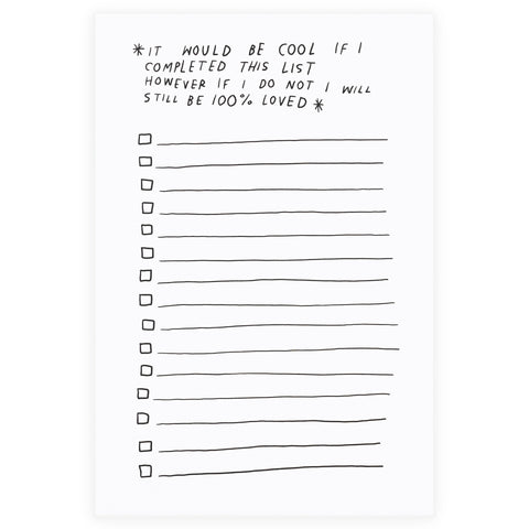 Rani Ban Co Still Be 100% Loved To Do List Notepad
