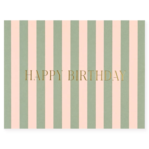 Rifle Paper Co. Cabana Stripe Birthday Card