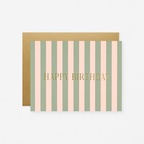 Rifle Paper Co. Cabana Stripe Birthday Card