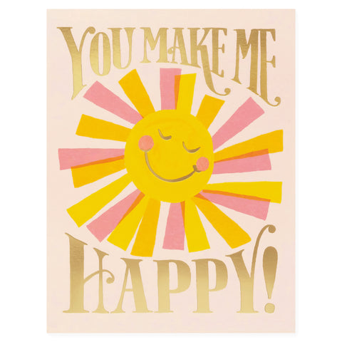 Rifle Paper Co. You Make Me Happy Greeting Card
