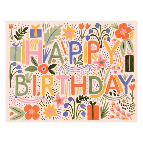 Rifle Paper Co. Fiesta Birthday Card 