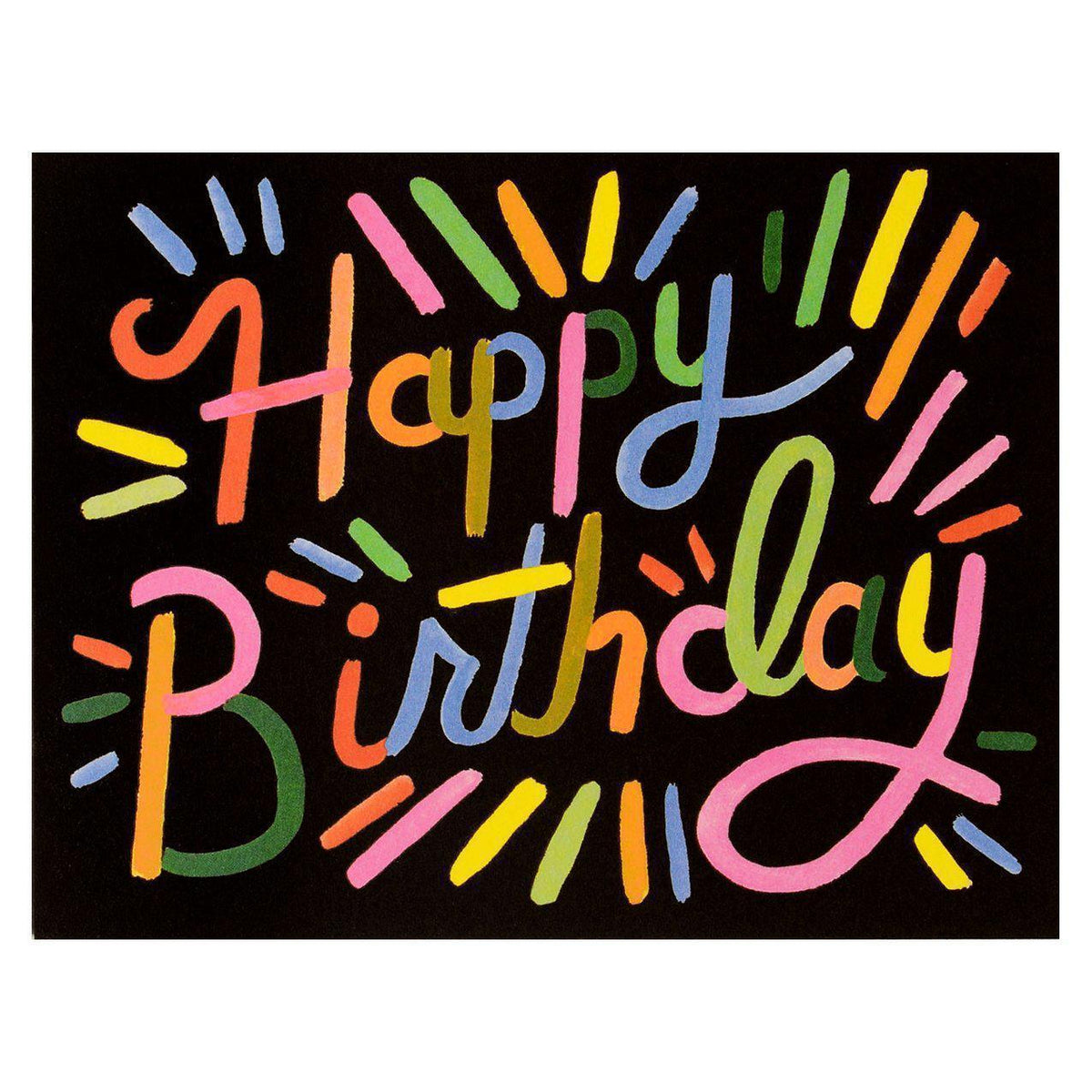 Rifle Paper Co. Fireworks Birthday Card 