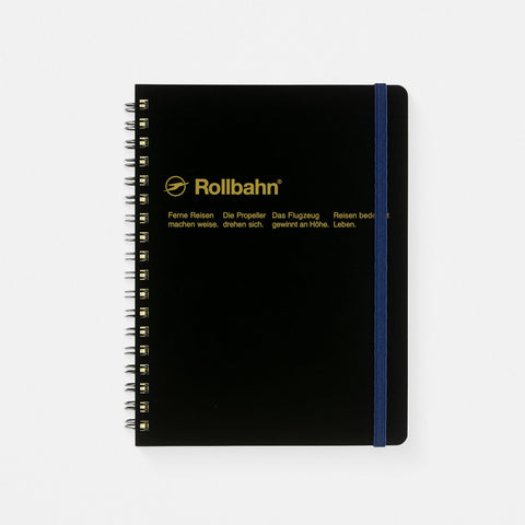 Delfonics Rollbahn Notebook Large Or A5 | 9 Colors Large (5.5 x 7") / Black