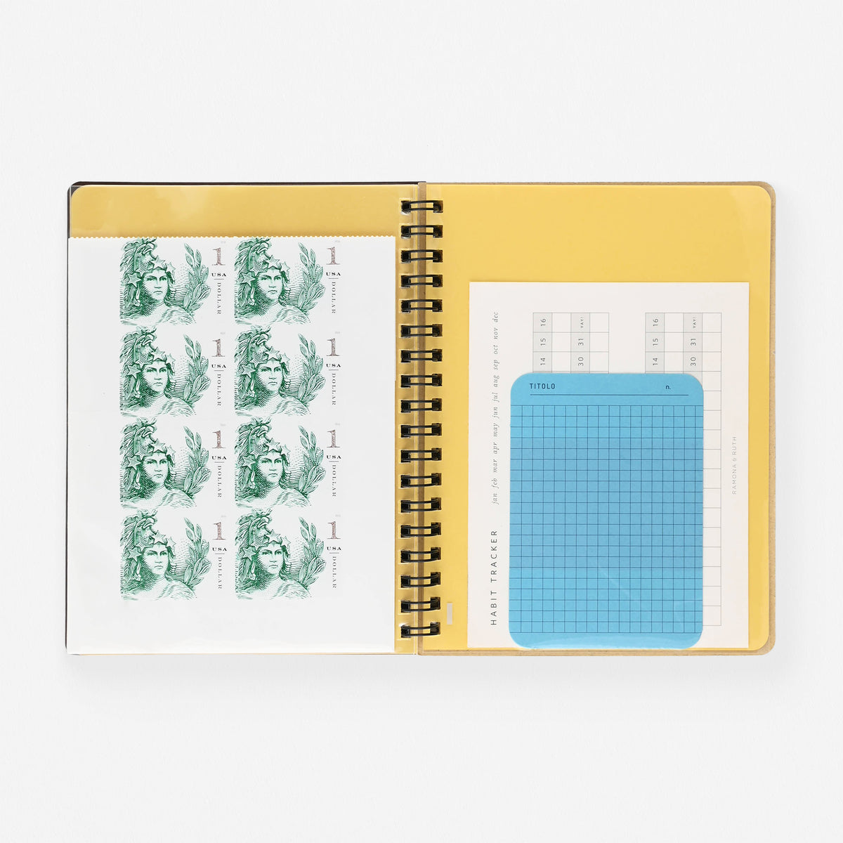 Delfonics Rollbahn 2026 Clear Monthly Planner Green | A5 Or Slim