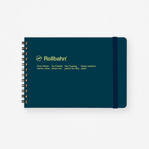 Rollbahn Horizontal Notebook Blue Green Large