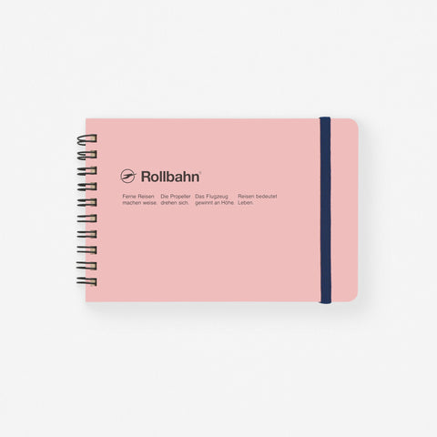 Rollbahn Horizontal Notebook Light Pink Medium