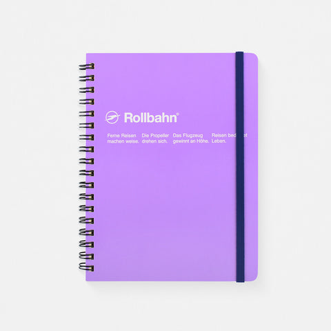Delfonics Rollbahn Notebook Large Or A5 | 9 Colors Large (5.5 x 7") / Light Purple