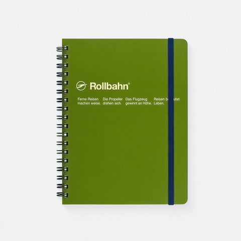 Delfonics Rollbahn Notebook Large Or A5 | 9 Colors Large (5.5 x 7") / Olive