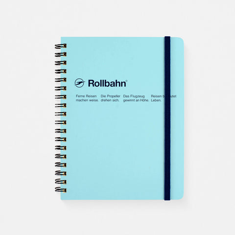 Delfonics Rollbahn Notebook Large Or A5 | 9 Colors Large (5.5 x 7") / Sky Blue