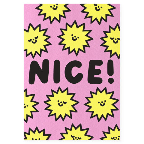 Rumble Cards Nice! Congratulations Greeting Card 