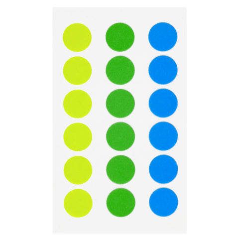 Stalogy Circular Washi Masking Tape Patches 16mm Shuffle Earth 