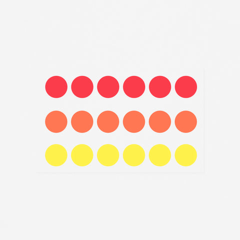 Stalogy Circular Washi Tape Patches Shuffle Fine | 8mm, 16mm Or 20mm 16mm