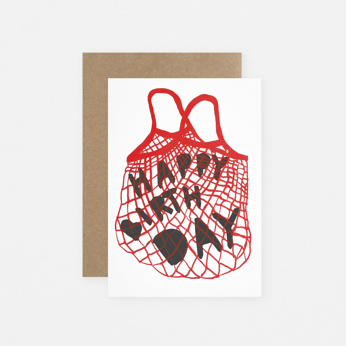Happy Birthday Shopping Bag Greeting Card