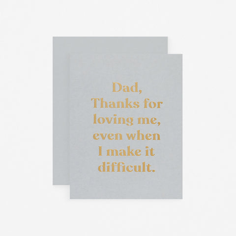 The Social Type Loving Dad Father's Day Card 