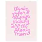 The Social Type Phone Mom Mother's Day Card