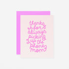 The Social Type Phone Mom Mother's Day Card
