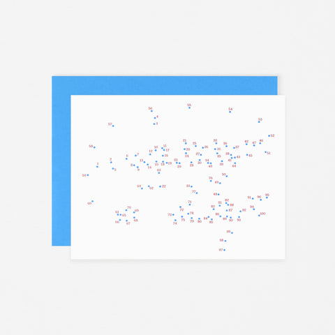 Warren Tales Connect the Dots Happy B-Day Birthday Card 