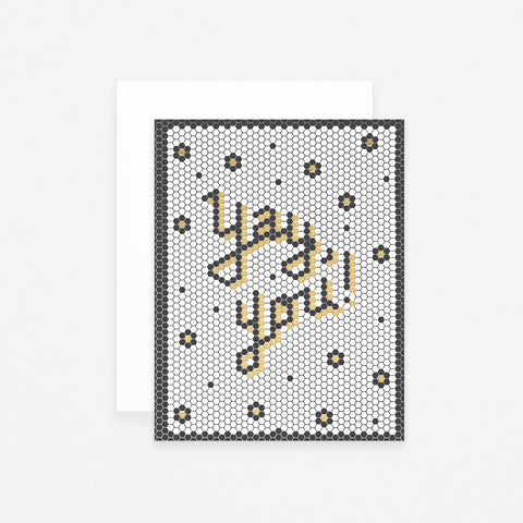 Wild Ink Press Yay, You! Tile Greeting Card 