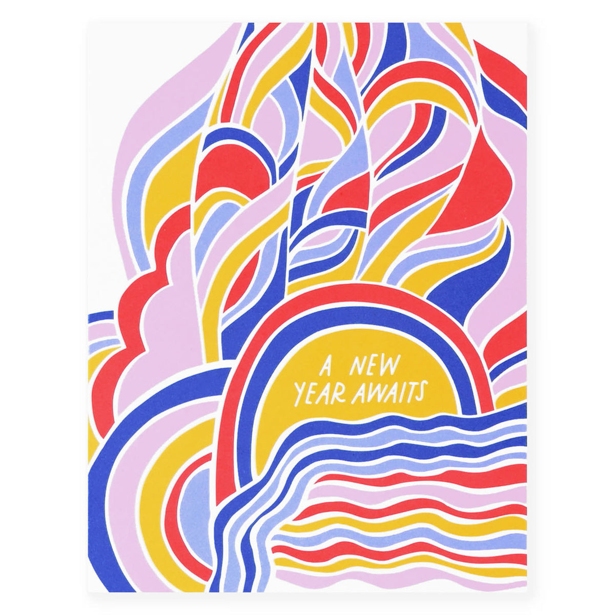 The Good Twin A New Year Awaits Greeting Card 