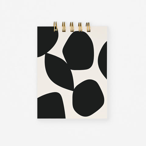 Charcoal Pebble Dotted Jotter Notebook