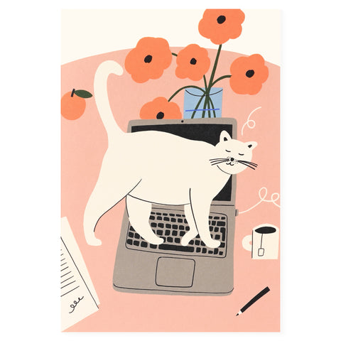 Wrap Stop Working Art Card 