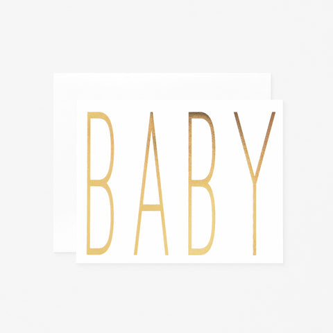 Wrinkle and Crease Baby Greeting Card 