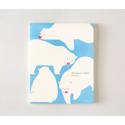 Midori Kimagure Polar Bear Letter Pad and Envelopes 