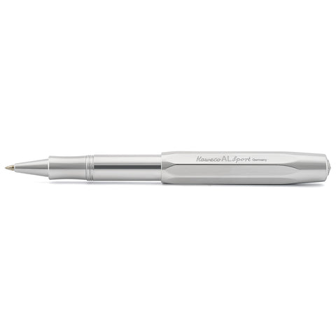 Kaweco AL Sport Raw Aluminum High Gloss Polish Rollerball Pen 
