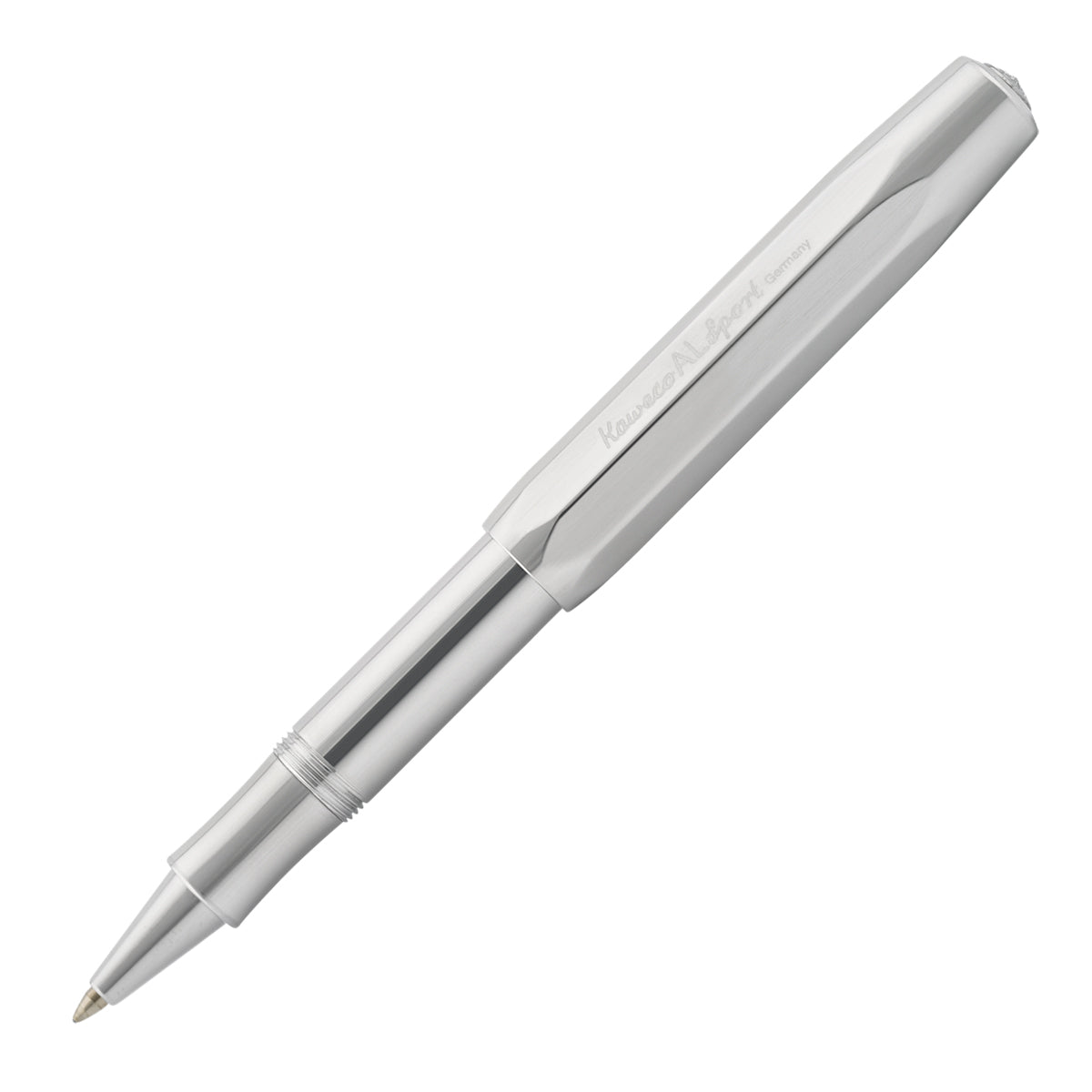 Kaweco AL Sport Raw Aluminum High Gloss Polish Rollerball Pen 