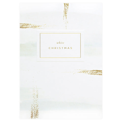 À L'aise White Christmas Card 
