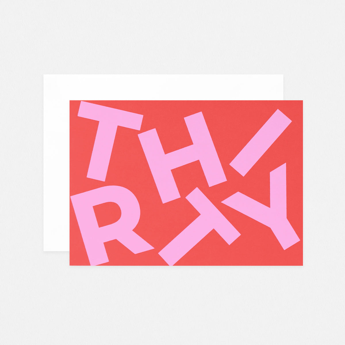 Aisle Studio Thirty Birthday Card 