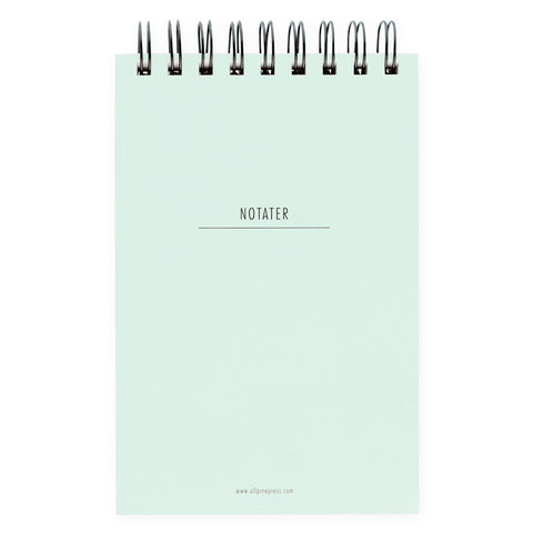 All Pine Press Chunky Spiralbound Notepad | Rusty Red, Turquoise or Light Yellow 