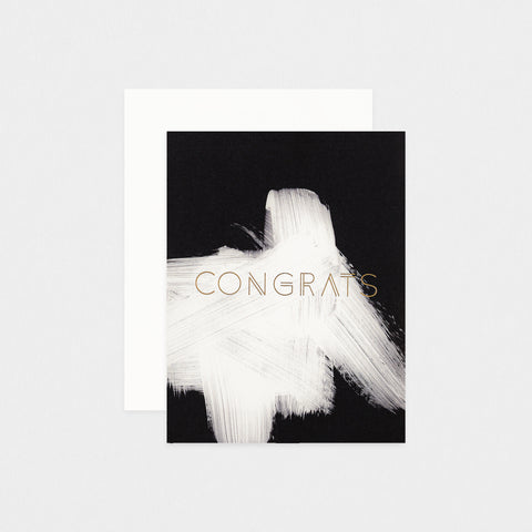 Antiquaria Brushed Congrats Greeting Card 