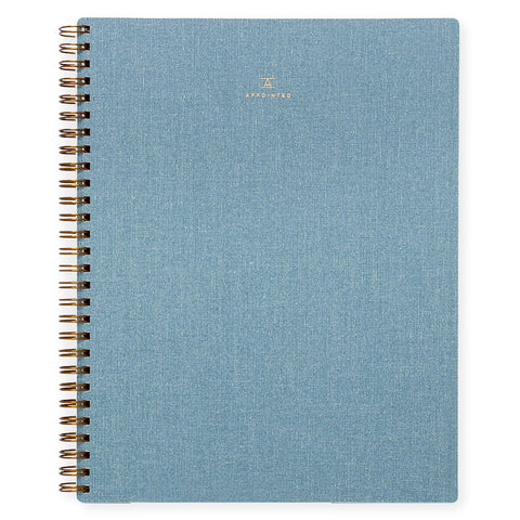 Appointed Chambray Notebook | Lined or Grid 