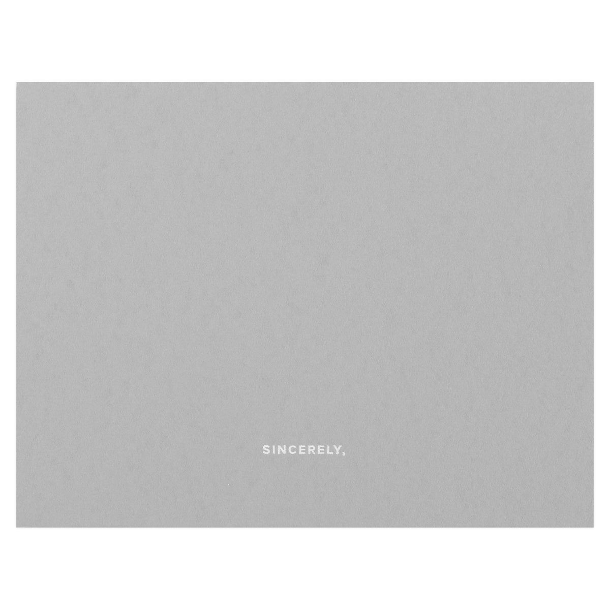 Appointed Sincerely Flat Note Cards 