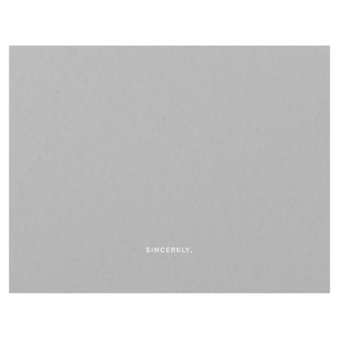 Appointed Sincerely Flat Note Cards 