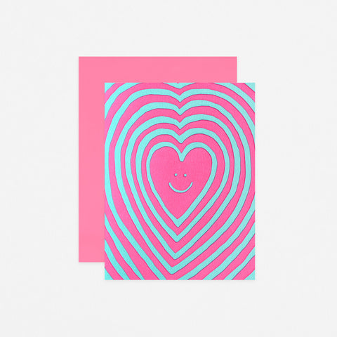 Ashkahn Happy Heart Greeting Card 