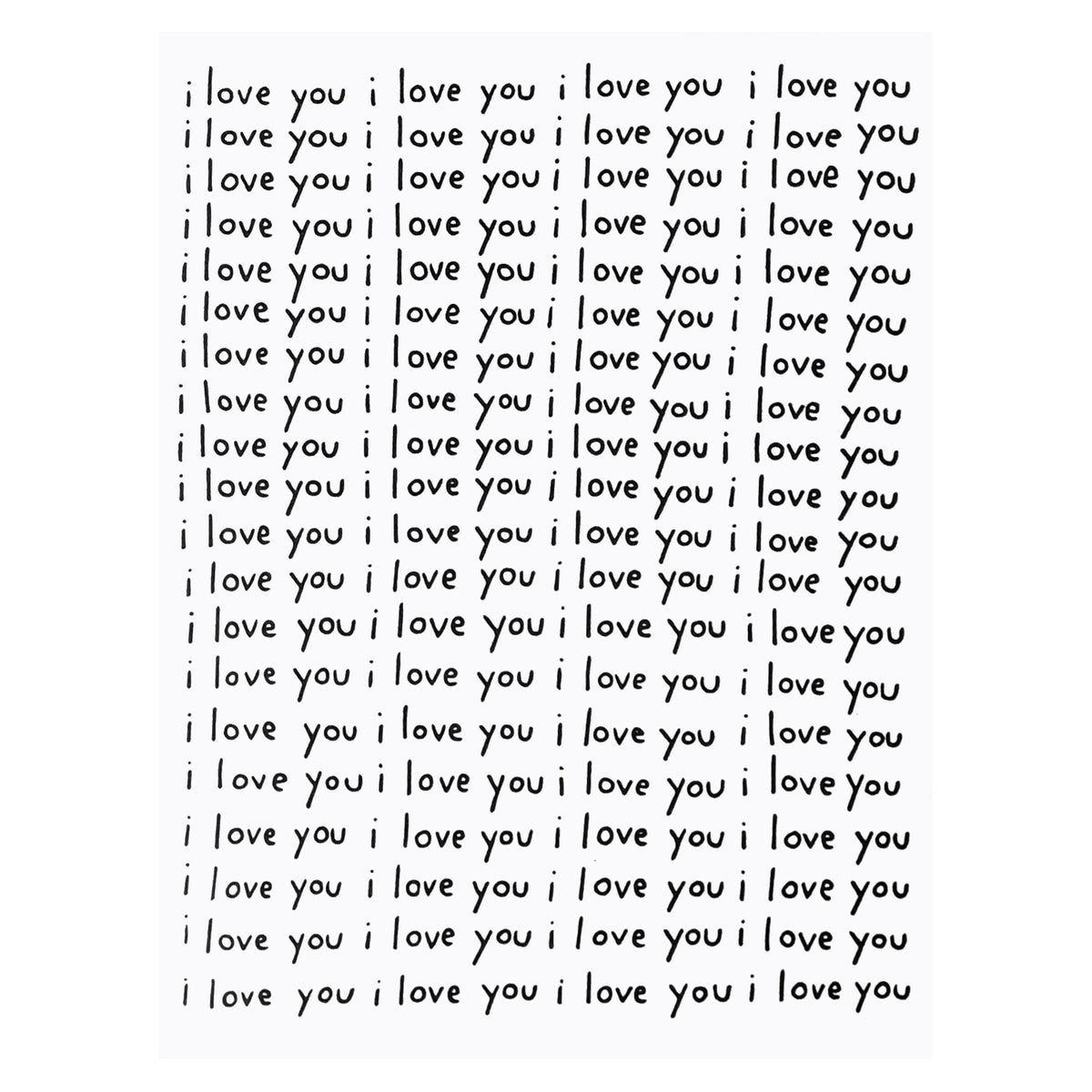 Ashkahn I Love You I Love I Love You Greeting Card 
