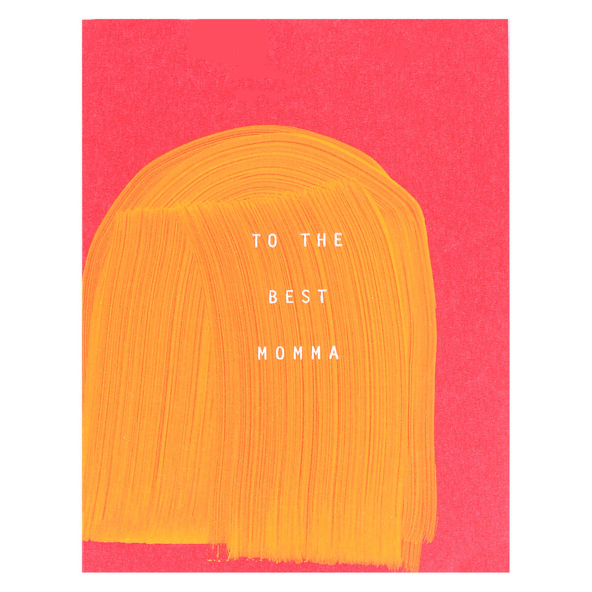 Moglea Best Momma Hand-Painted Mother's Day Card 