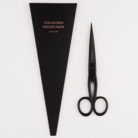 Calepino Black Scissors 