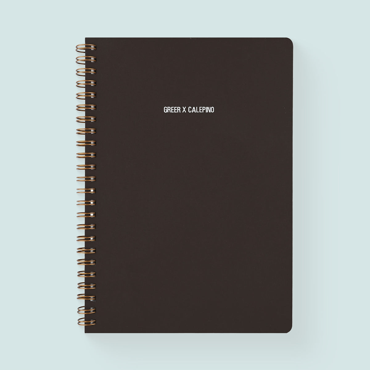 Calepino Greer x Calepino Dot Grid Notebook Chocolate 