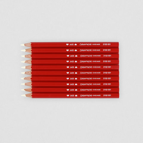 Caran d'Ache Caran d'Ache Jass White Chalk Pencil 