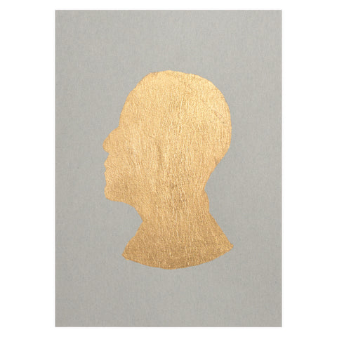 Catherine Greenup Obama Gold Leaf Greeting Card 